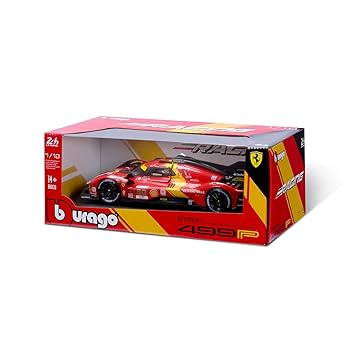 Bburago - Ferrari Deluxe - 499P LMH 2023#51 Victory at The